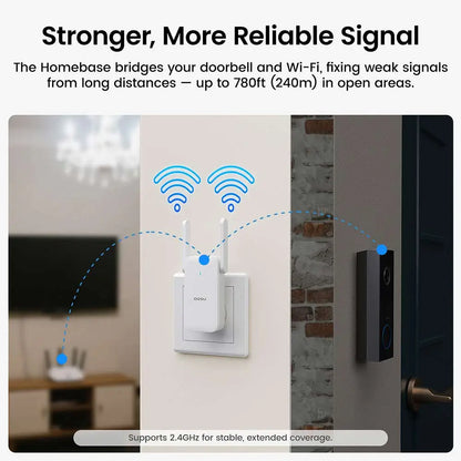 Aosu V8P Pro 3MP Smart Video Doorbell (AS-CAM-VDO-DB-V8P-PRO)