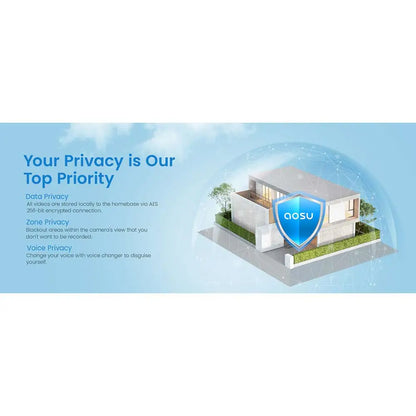 Aosu V8S Ultra 5MP Smart Video Doorbell (AS-CAM-VDO-DB-V8S-ULTRA)