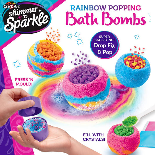 Shimmer N Sparkle - Rainbow Popping Bath Bombs