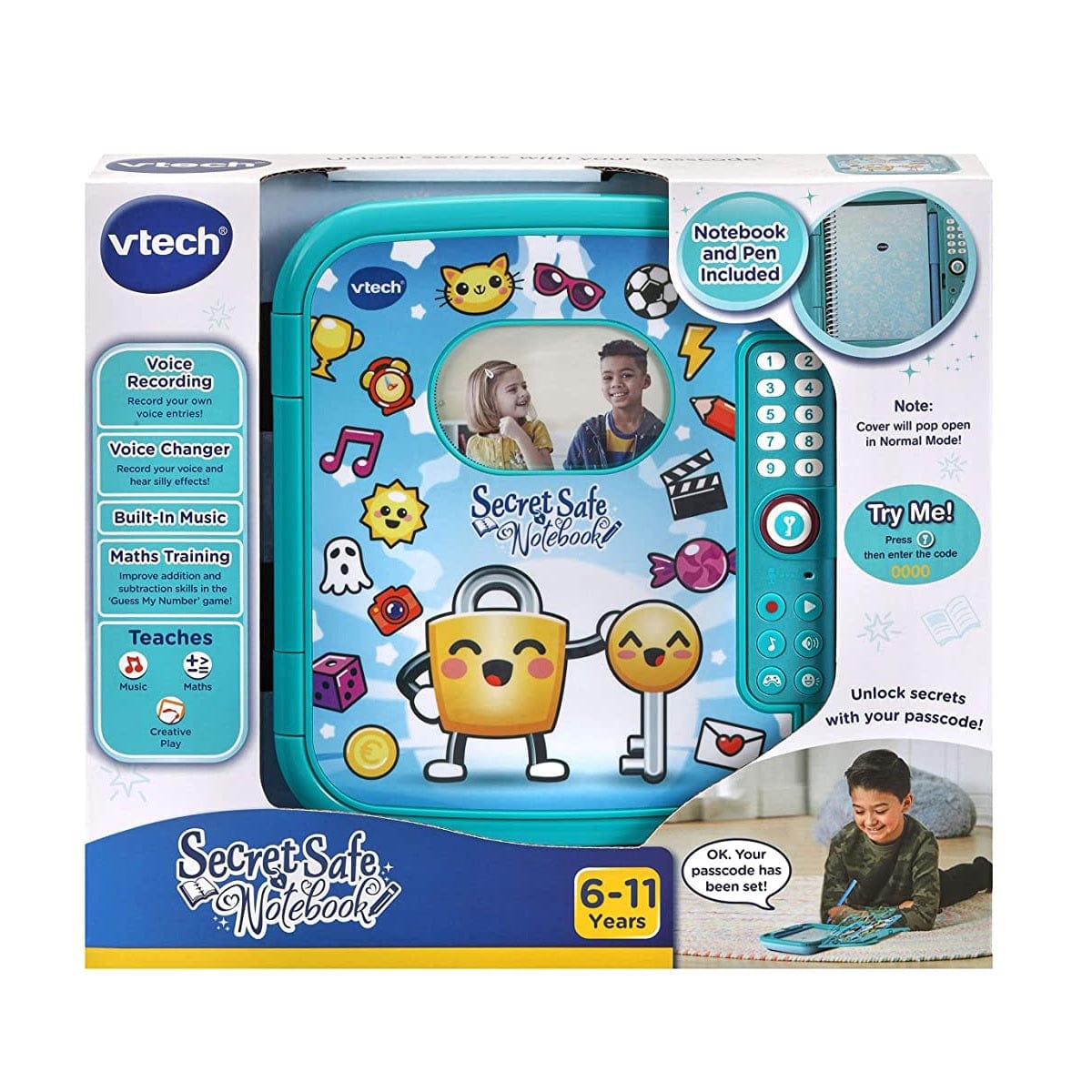 VTech Toys Vtech Secret Safe Notebook - Green