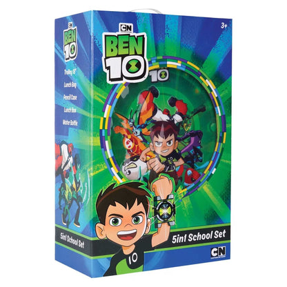 Warner Bros School Warner Bros BEN 10 Omnitrix 5 in 1 Box set 18"