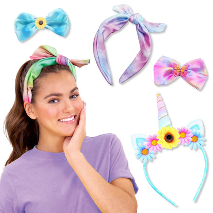 We Cool Jewelry Making Kits DIY Tie Dye Hairwear