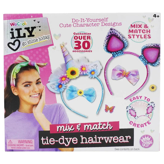 We Cool Jewelry Making Kits DIY Tie Dye Hairwear