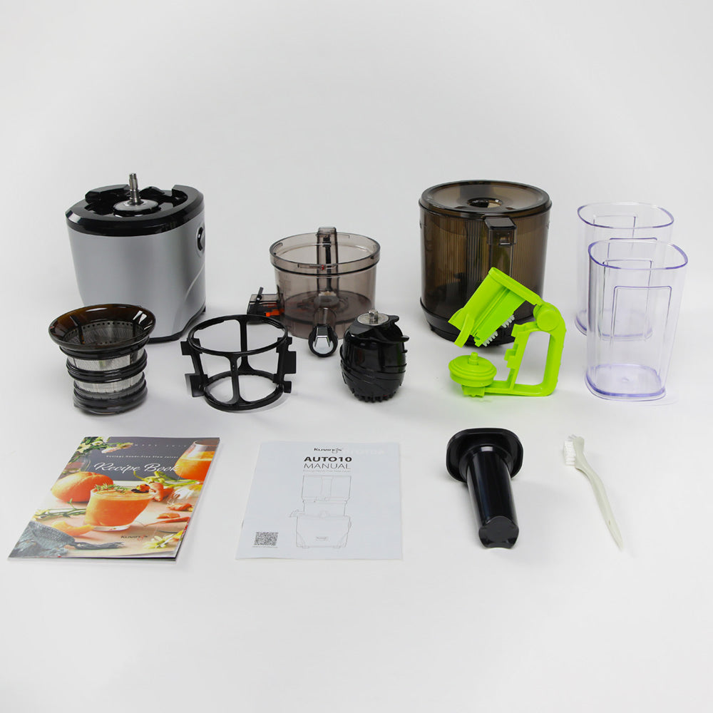 Kuvings AUTO10 Hands-Free Slow Juicer, Matte Light Silver