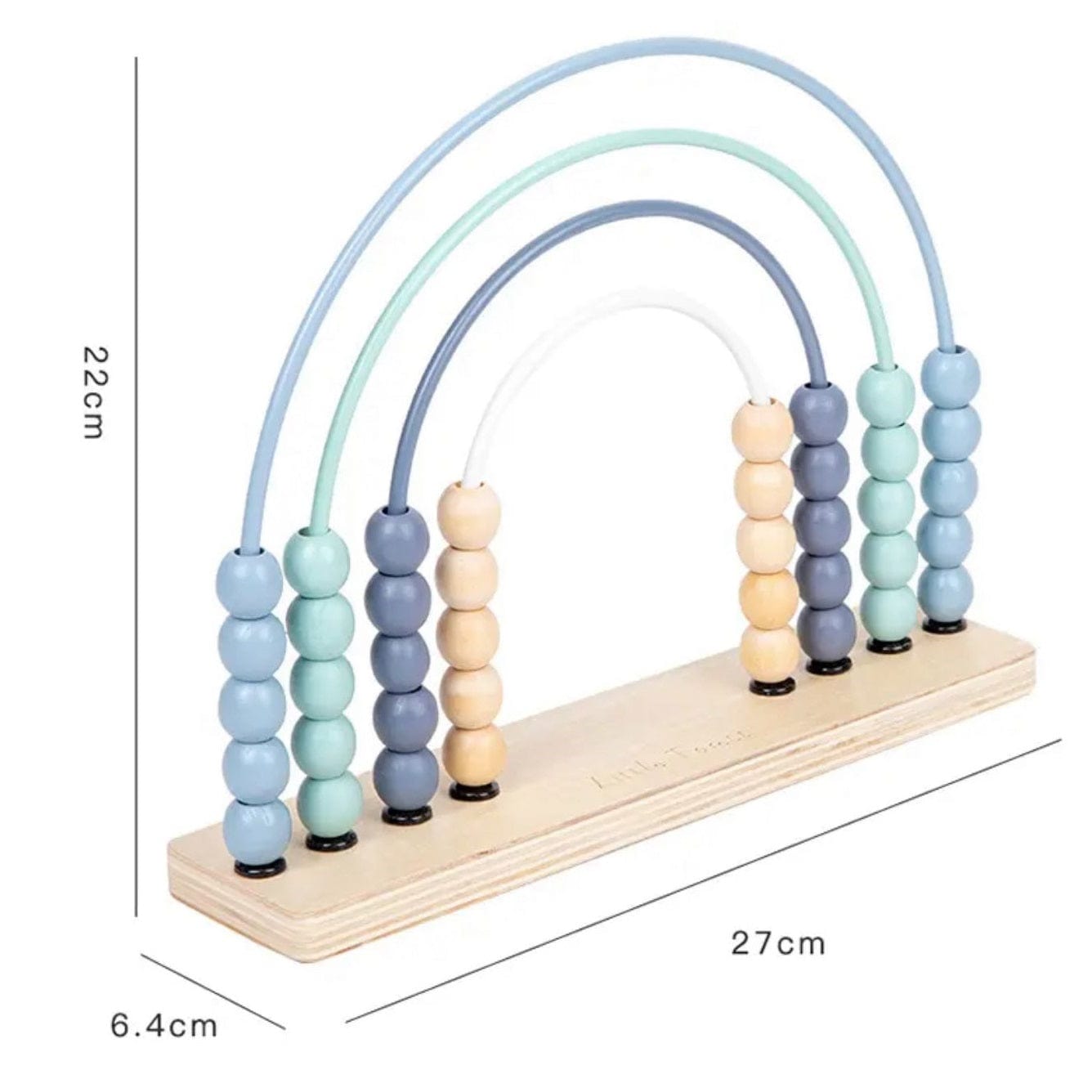 Woody Buddy Babies Woody Buddy - Rainbow Abacus - Blue