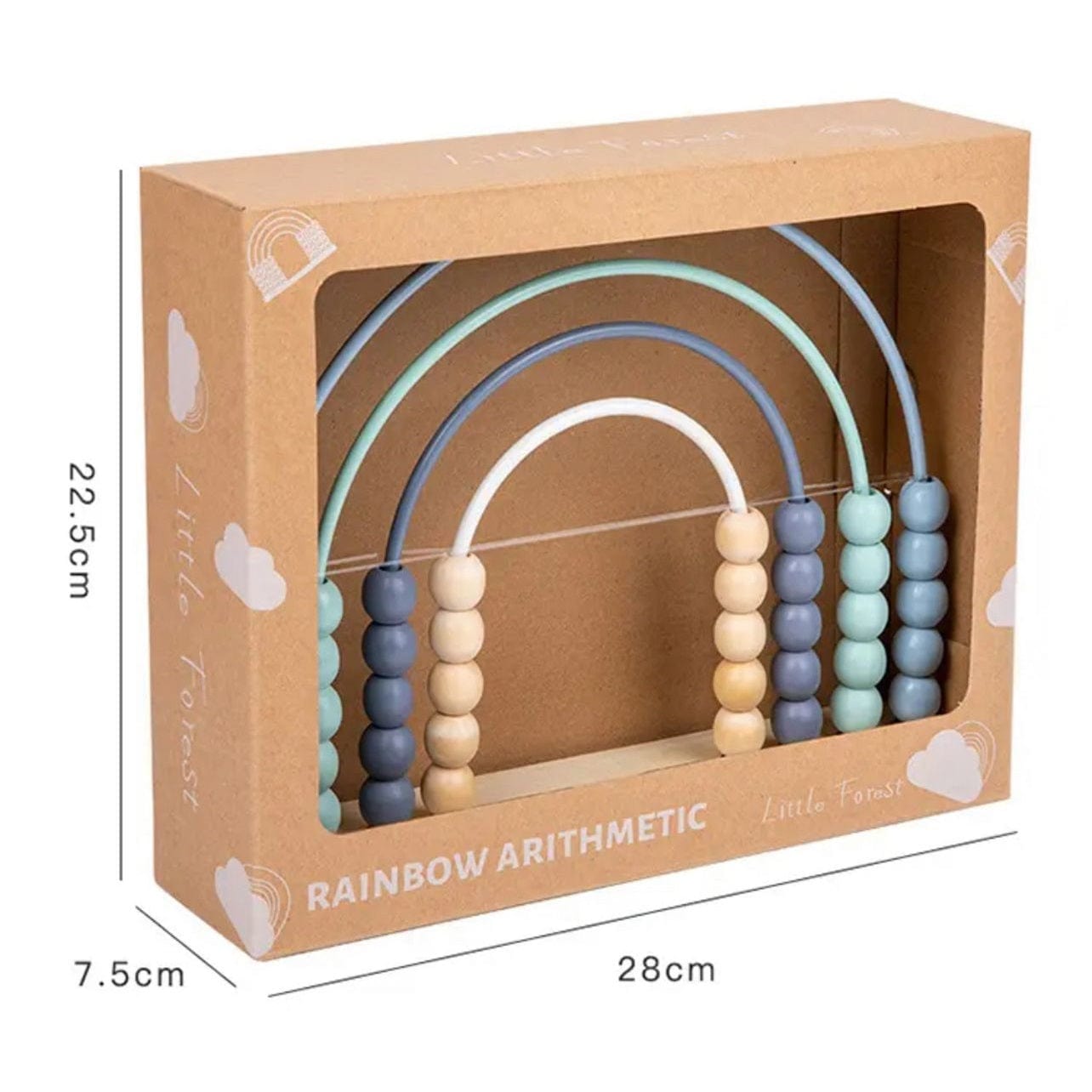 Woody Buddy Babies Woody Buddy - Rainbow Abacus - Blue