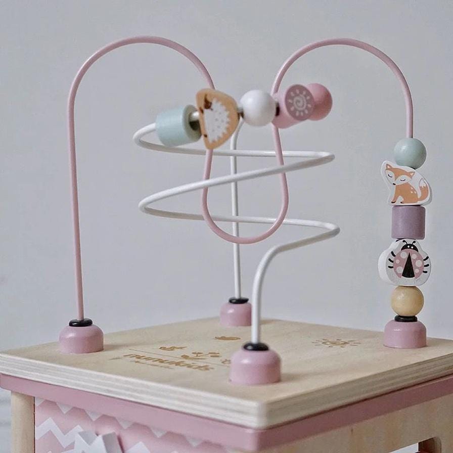 Woody Buddy Toys Woody Buddy - Activity Cube - Pink