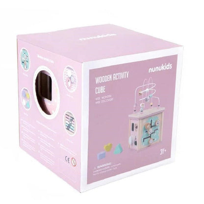 Woody Buddy Toys Woody Buddy - Activity Cube - Pink