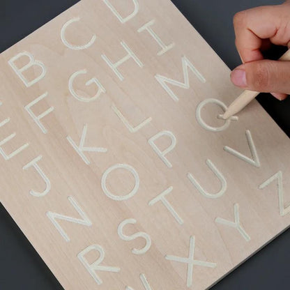 Woody Buddy Toys Woody Buddy - Tracing Board - Natural