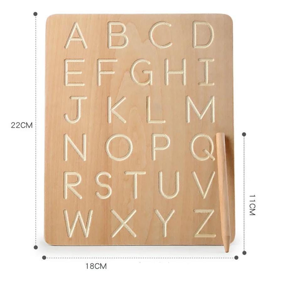 Woody Buddy Toys Woody Buddy - Tracing Board - Natural