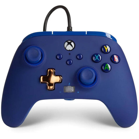Xbox Gaming PowerA Enhanced Wired Controller for Xbox Series X/S Midnight Blue