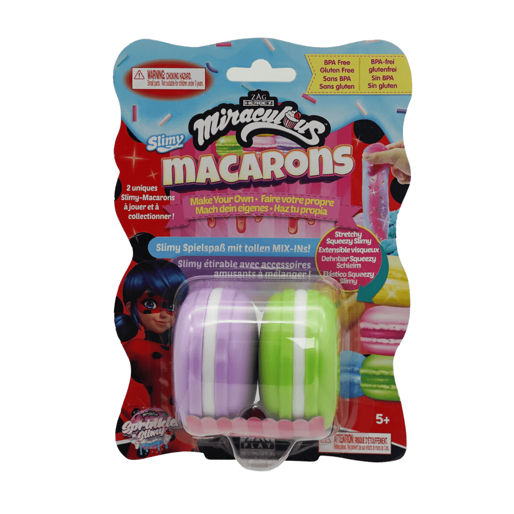 Zag Play Toys Copy of Sparkly n' Slimy - Macaron Assortment on Two