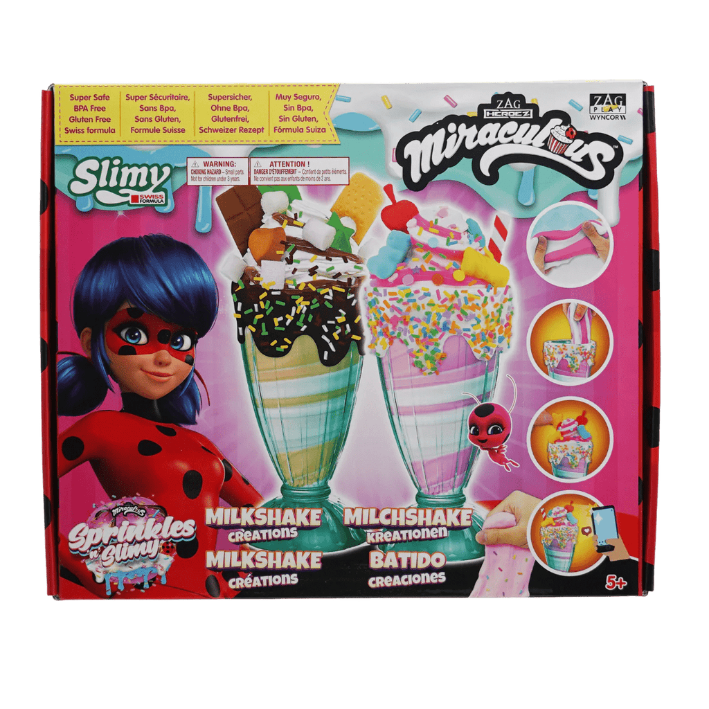 Zag Play Toys Sparkly n' Slimy - Milkshake Creation