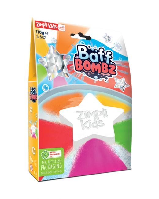 Zimpli Kids Art & Craft Kits Zimpli Kids Baff Bomb White Star Rainbow Effect