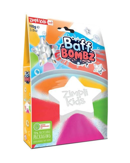 Zimpli Kids Art & Craft Kits Zimpli Kids Baff Bomb White Star Rainbow Effect