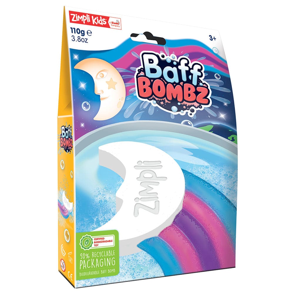 Zimpli Kids Arts & Crafts ZIMPLI KIDS - BAFF BOMB WHITE MOON RAINBOW EFFECT