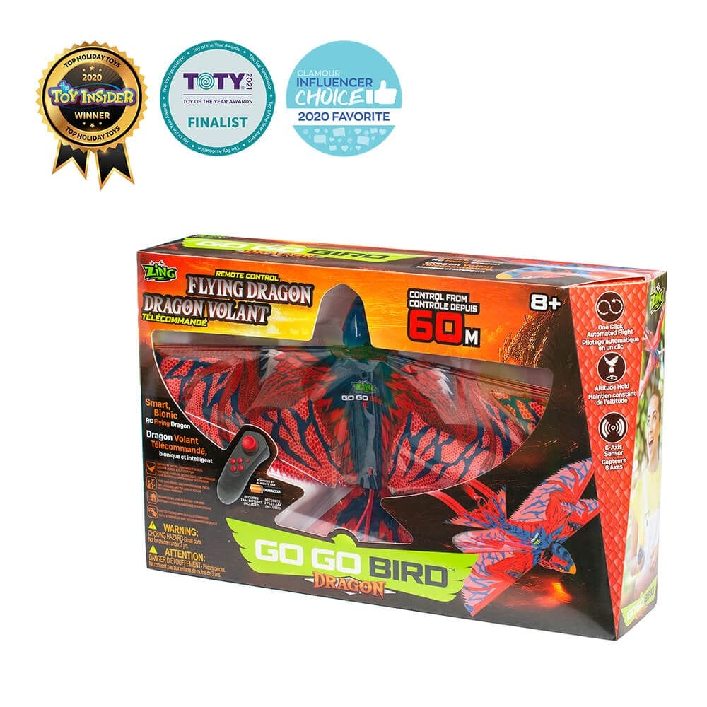 Zing Toys Go Go Bird Red Dragon