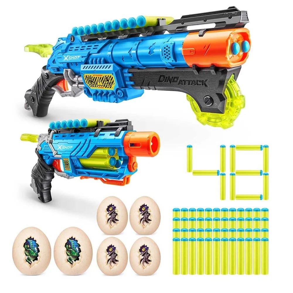 ZURU Toys Zuru X-Shot Dino Attack Combo Pack Hunter & Eliminator 2Pcs