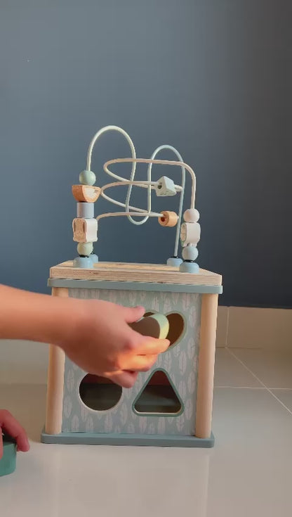 مكعب النشاط بيكابو وودي بادي - أزرق