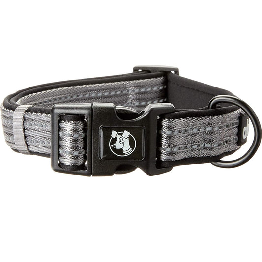 Alcott Pet Supplies Adventure Collar - Large - Grey