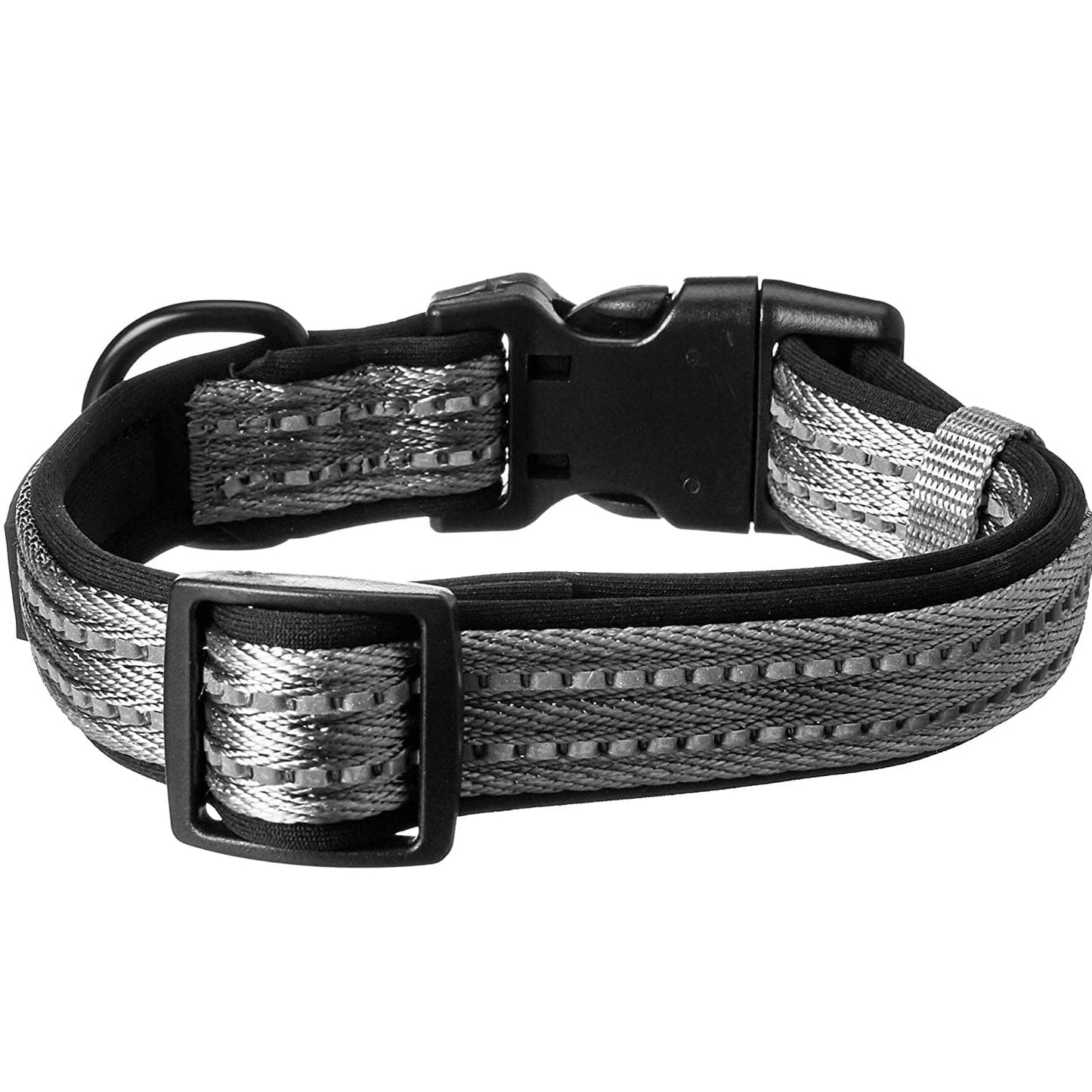 Alcott Pet Supplies Adventure Collar - Medium - Grey