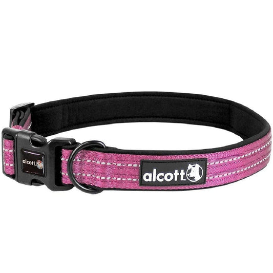 Alcott Pet Supplies Adventure Collar - Medium - Pink