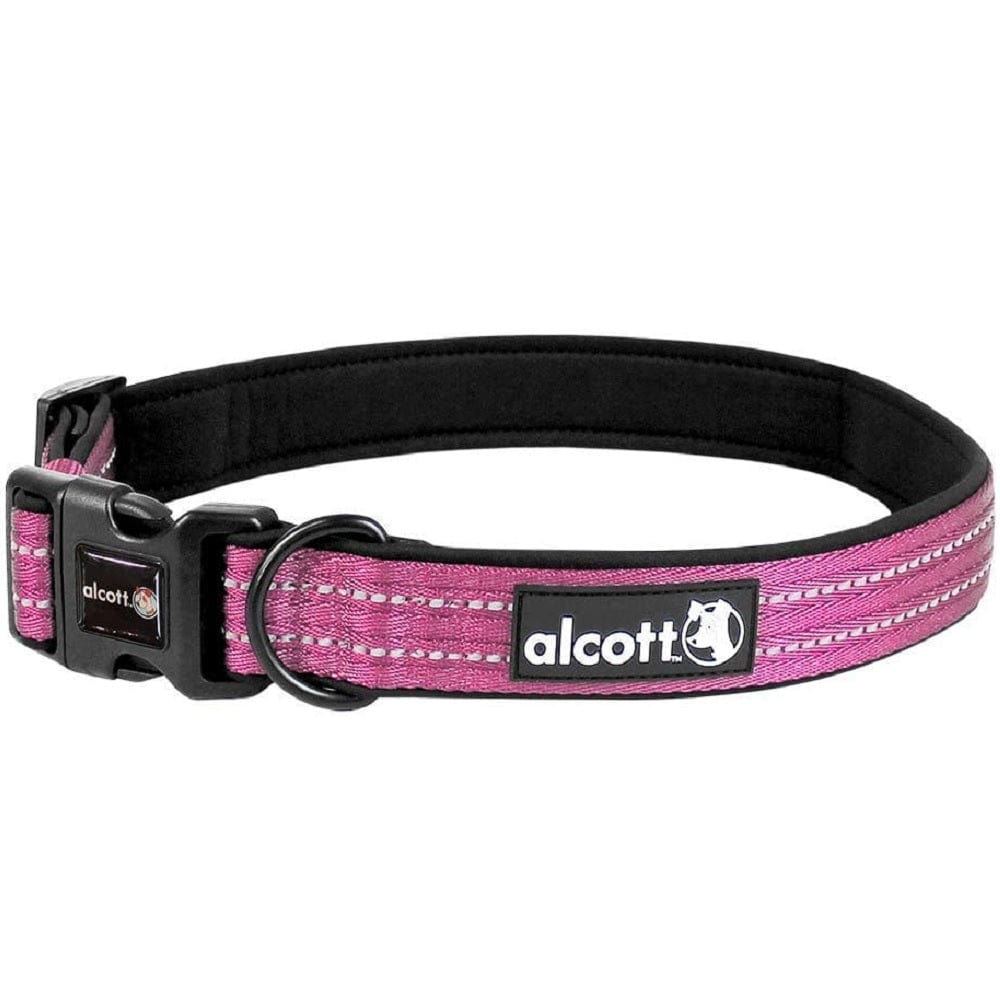 Alcott Pet Supplies Adventure Collar - Medium - Pink