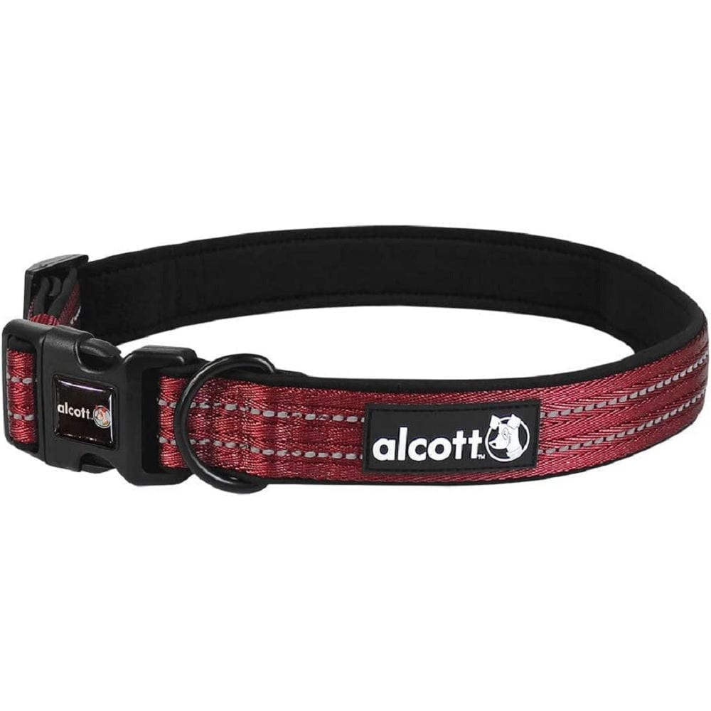 Alcott Pet Supplies Adventure Collar - Medium - Red