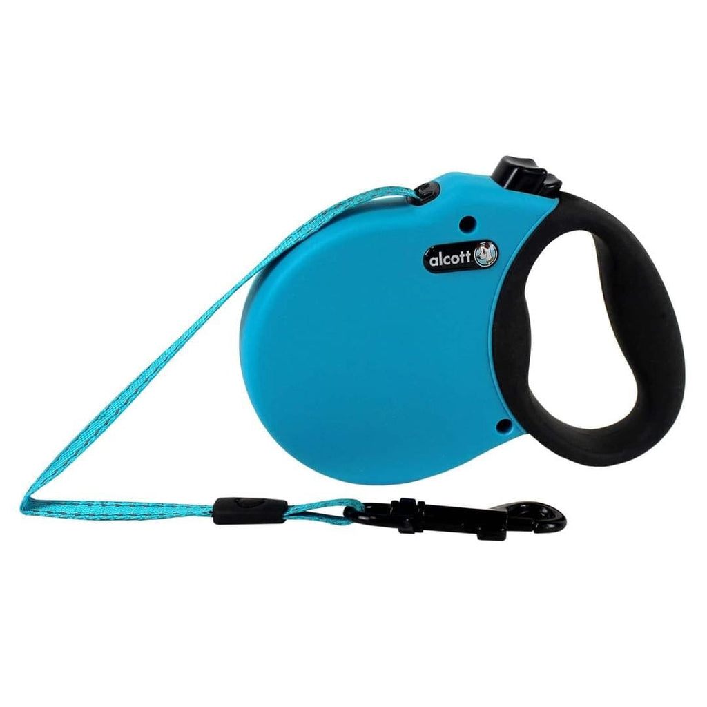 Alcott Pet Supplies Adventure Retractable Leash, 3 m - Extra-Small - Blue