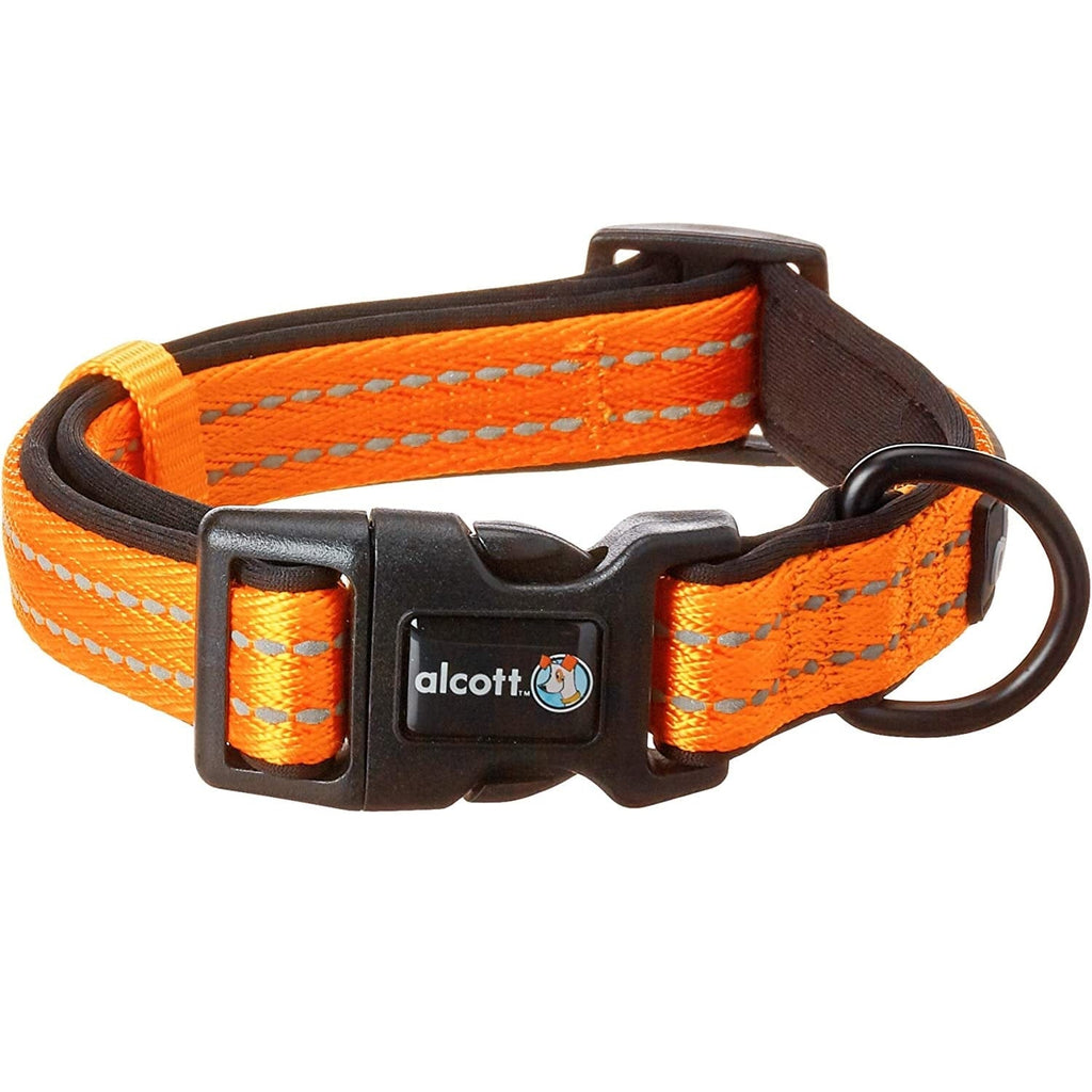 Alcott Pet Supplies Visibility Collar - Medium - Neon Orange