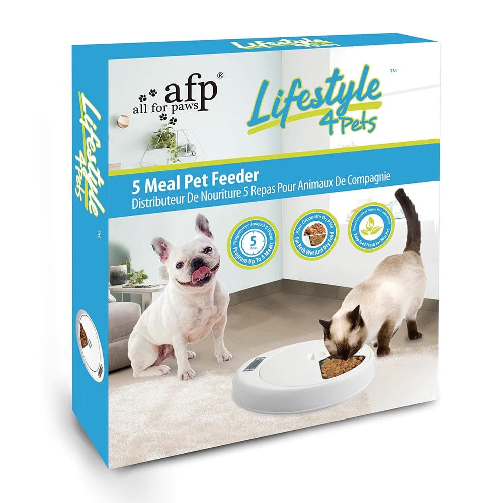 All For Paws Pet Supplies 5-Meal Pet Feeder