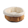 All For Paws Pet Supplies Cuddle Bed - Medium/Tan