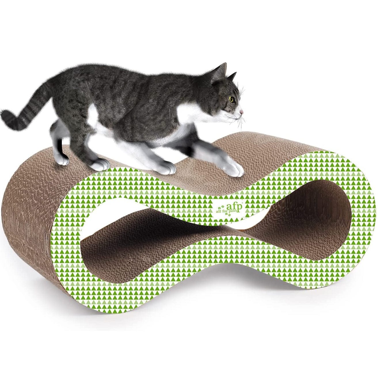 All For Paws Pet Supplies Infinity Cat Scratcher - Medium