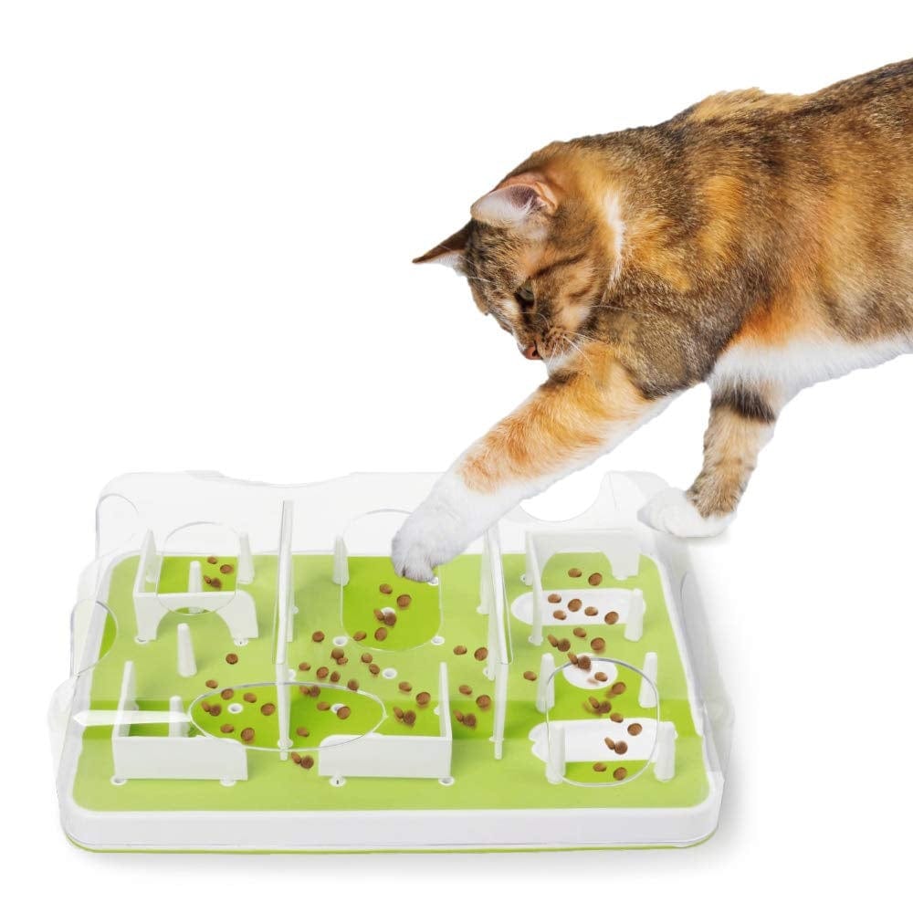 All For Paws Pet Supplies Interactive Cat Puzzle Feeder