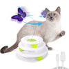 All For Paws Pet Supplies Interactive - Tower of Tracks with Butterfly