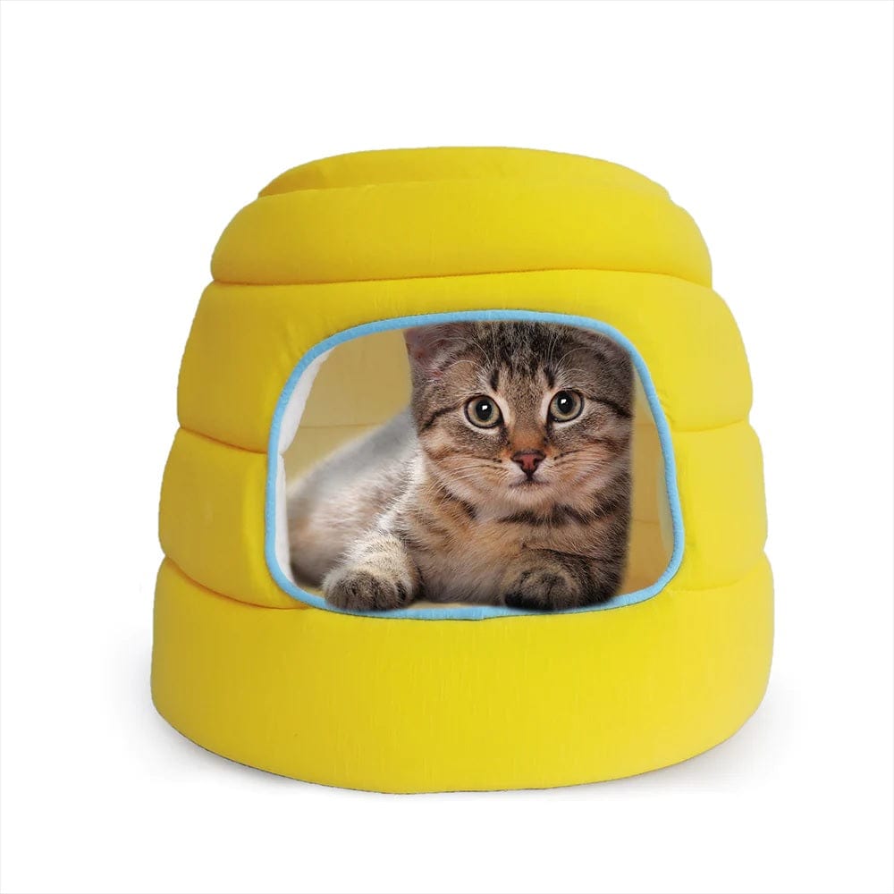 All For Paws Pet Supplies Nest Cave House - Yellow