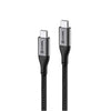 Alogic Electronics Alogic Super Ultra USB 2.0 USB-C to USB-C Cable - 5A/480Mbps - Space Grey - 1.5m