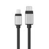 Alogic Electronics Alogic Ultra Fast Plus USB-C to Lightning USB 2.0 Cable - 1m - Space Grey