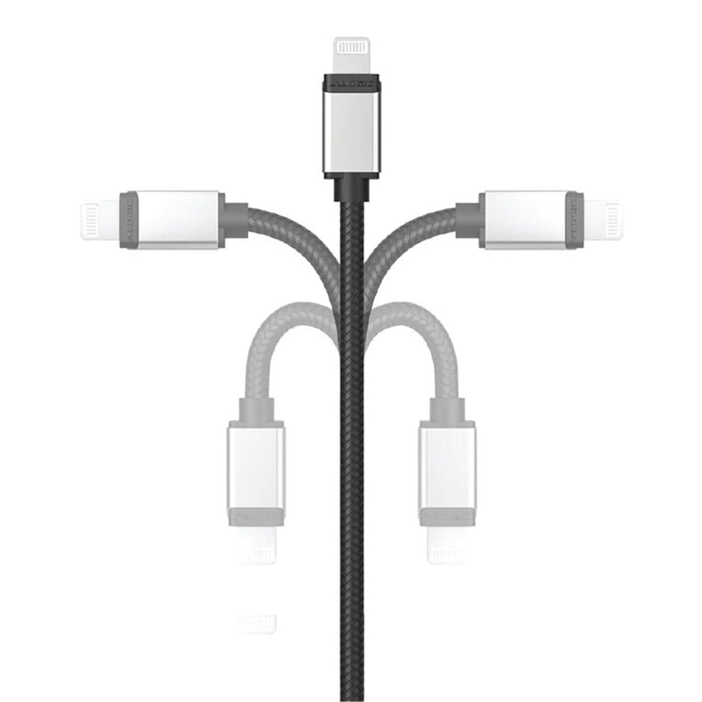 Alogic Electronics Alogic Ultra Fast Plus USB-C to Lightning USB 2.0 Cable - 1m - Space Grey