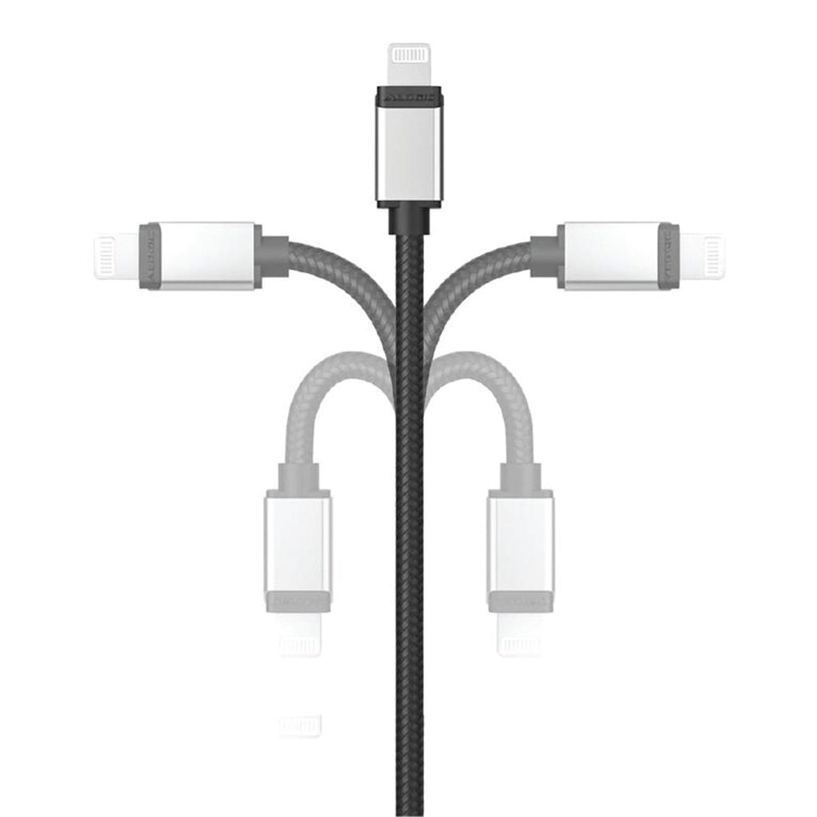 Alogic Electronics Alogic Ultra Fast Plus USB-C to Lightning USB 2.0 Cable - 1m - Space Grey