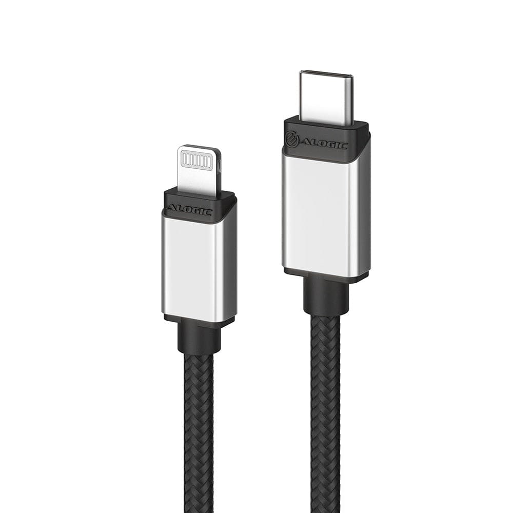 Alogic Electronics Alogic Ultra Fast Plus USB-C to Lightning USB 2.0 Cable - 2m - Space Grey