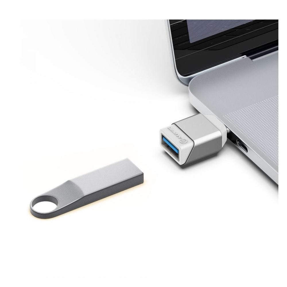 Alogic Electronics Alogic Ultra Mini USB 3.1 (Gen 1) USB-C to USB-A Adapter - Silver