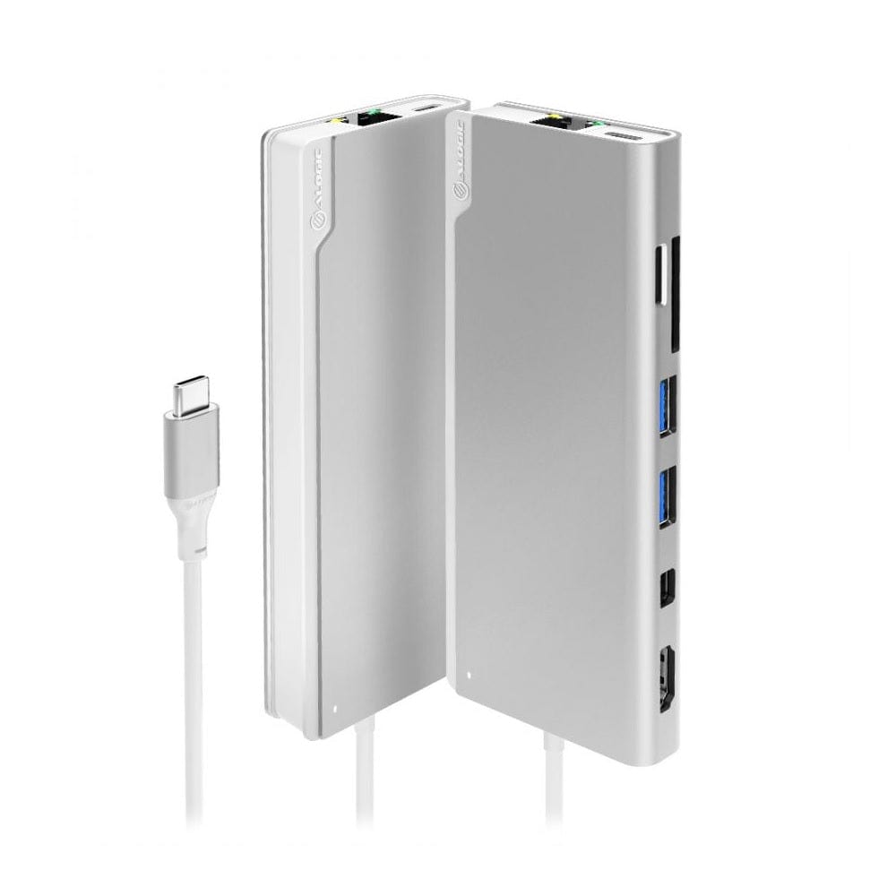 Alogic Electronics Alogic Ultra USB-C Dock Plus- Silver