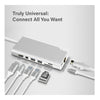 Alogic Electronics Alogic Ultra USB-C Dock Plus- Silver