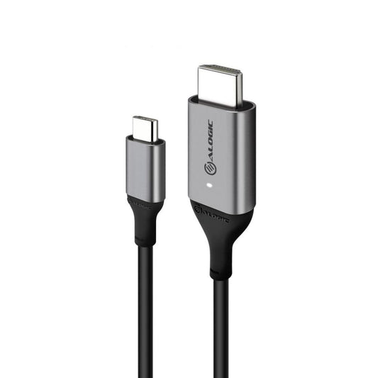 Alogic Electronics Alogic USB-C (Male) to HDMI (Male) Cable - Ultra Series - 4K 60Hz - Space Grey - 1m