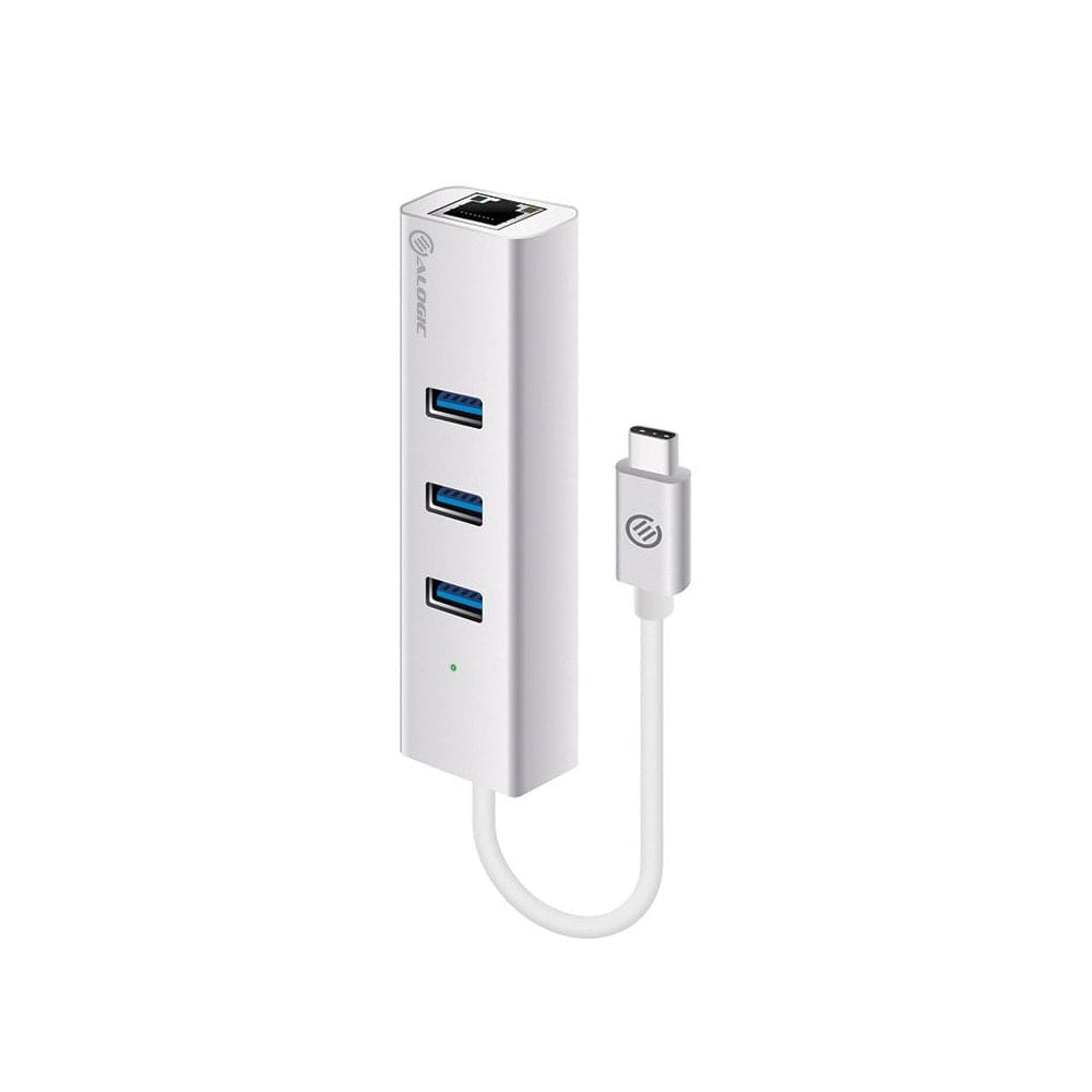 Alogic Electronics Alogic USB-C to Gigabit Ethernet & 3 Port USB Hub - Prime Series