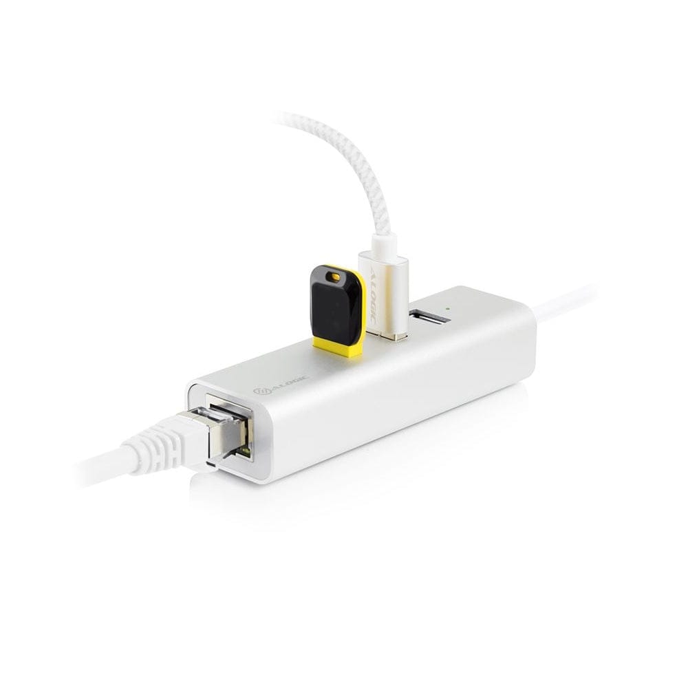 Alogic Electronics Alogic USB-C to Gigabit Ethernet & 3 Port USB Hub - Prime Series