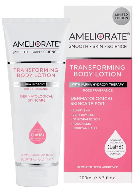 AMELIORATE Limited Edition Rose Scented Transforming Body