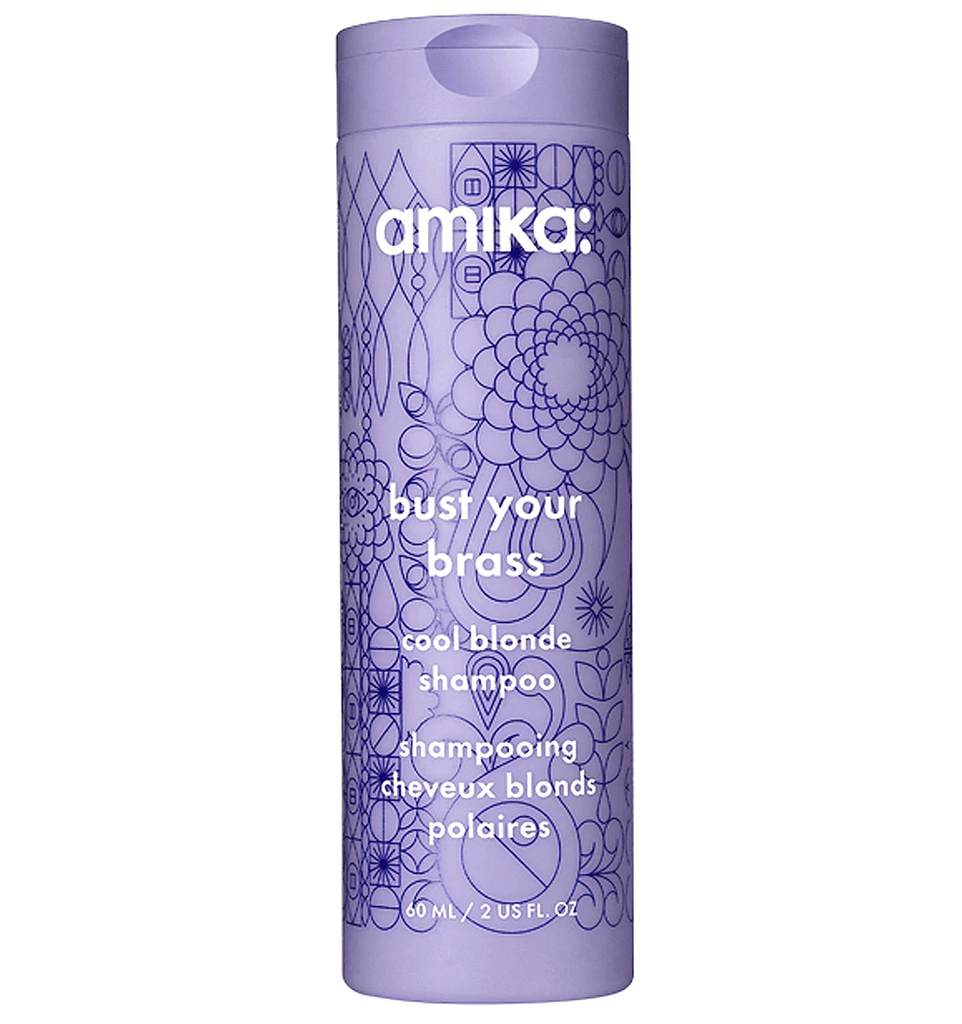Amika Beauty Amika Travel Bust Your Brass Cool Blonde Shampoo 60ml