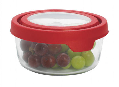 Anchor Hocking Home & Kitchen Anchor Hocking Food Storage W/ Cherry Lid- (91845AHG17) - 4013900